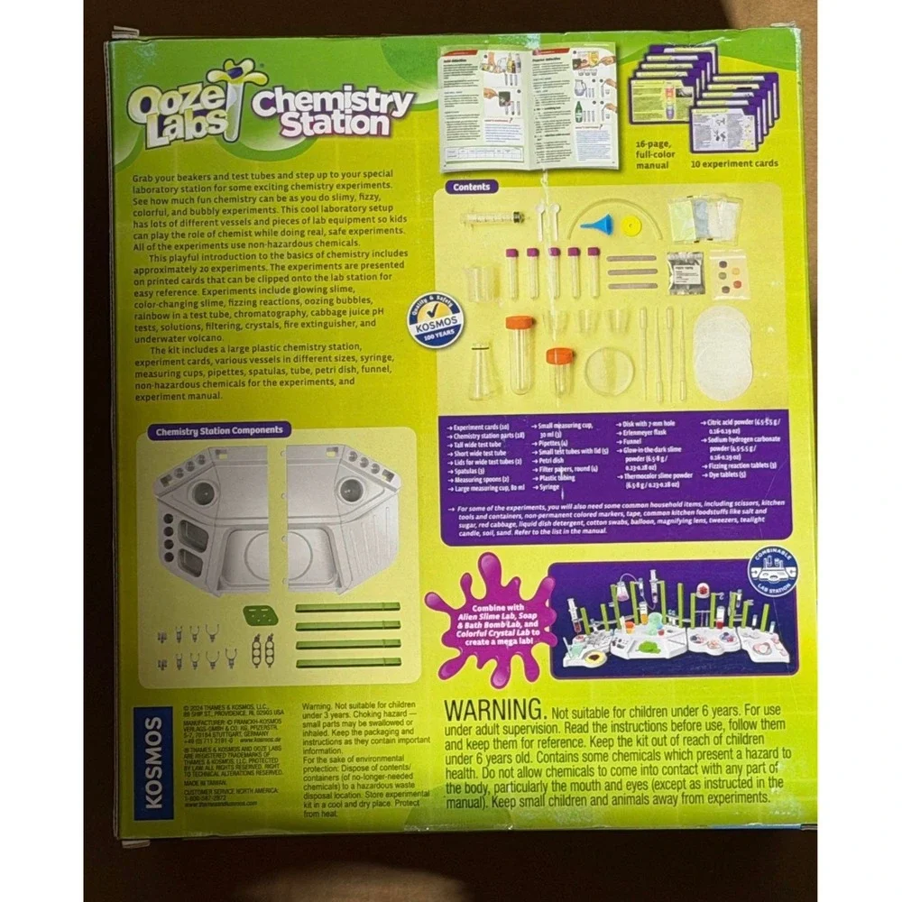 Thames & Kosmos Ooze Labs Chemistry Station interactive science kit lab station